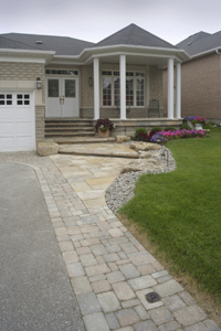 Combination surface driveway