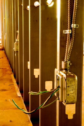 Commercial renovation electrical boxes on metal studs Commercial renovation electrical boxes on metal studs