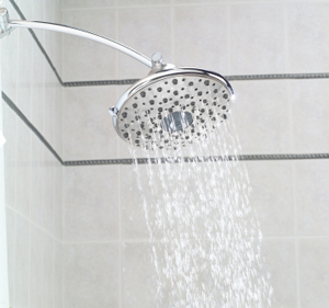 Rain shower fixture